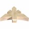 Ekena Millwork Davenport Rough Sawn Timber Gable Bracket, Douglas Fir, 36"W x 23"H x 6"D x 6"F, 15/12 Pitch GBW036X23X0606DAV00RDF - alternate 2